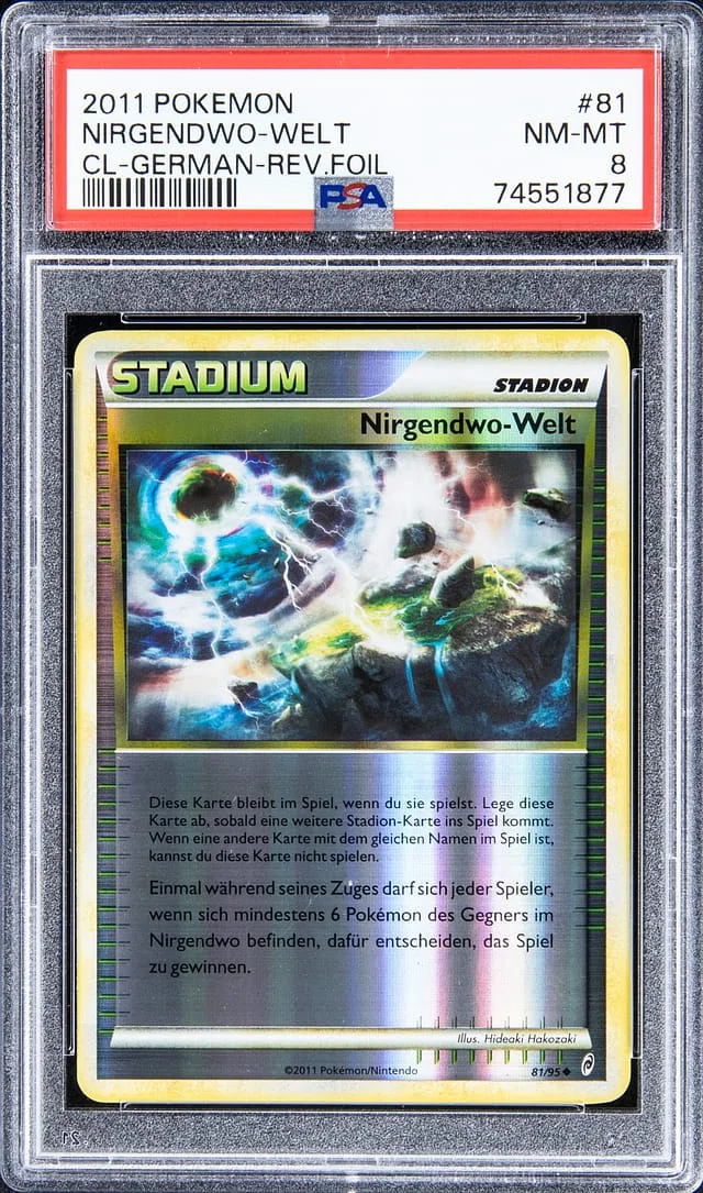 2011 Pokemon CL - German - Reverse Foil Nirgendwo - Welt #81 card image