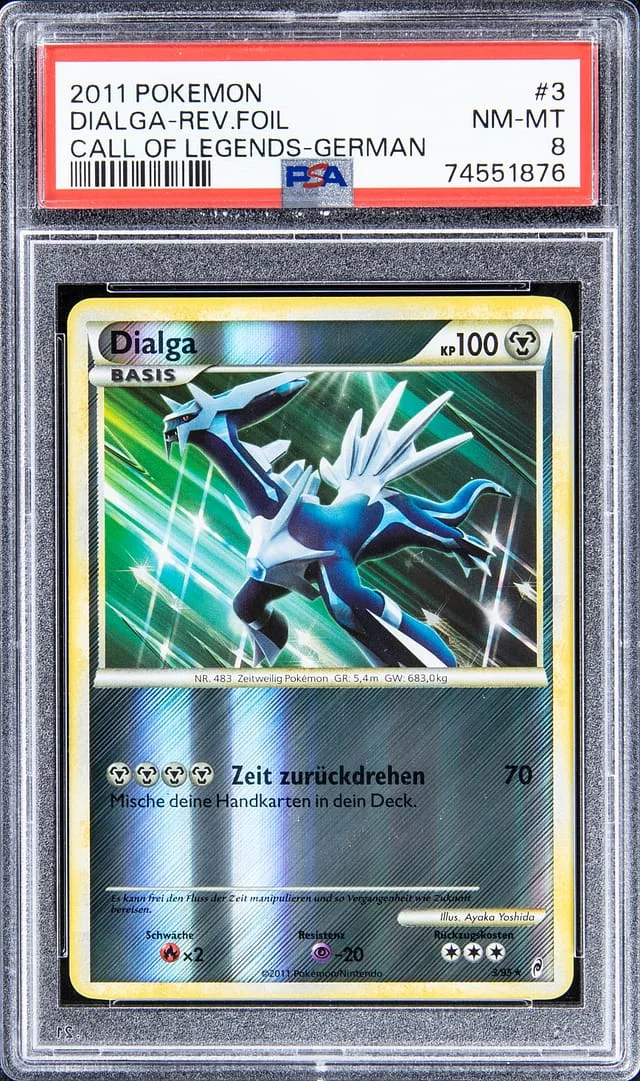 2011 Pokemon Reverse Foil Call Of Legends - German Dialga #3 card image