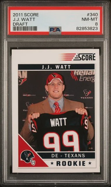 2011 Score J.J. Watt Draft #340 card image