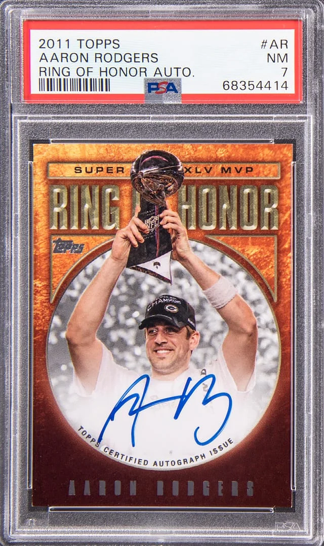 2011 Topps Aaron Rodgers Ring of Honor Autograph #RHA45-AR card image