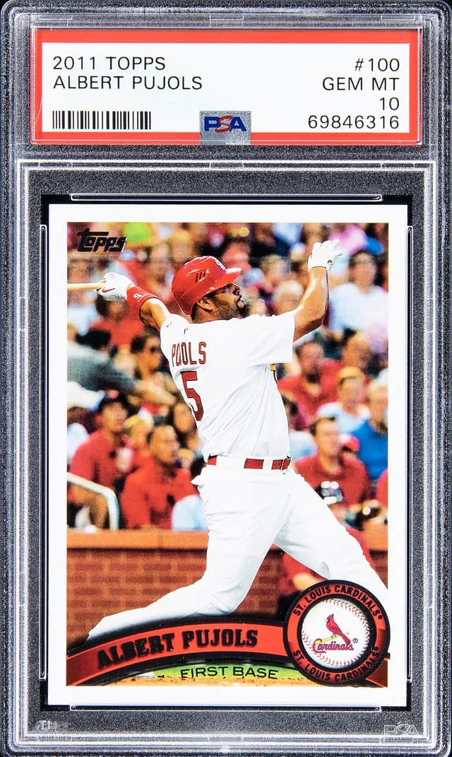 2011 Topps Albert Pujols #100 card image
