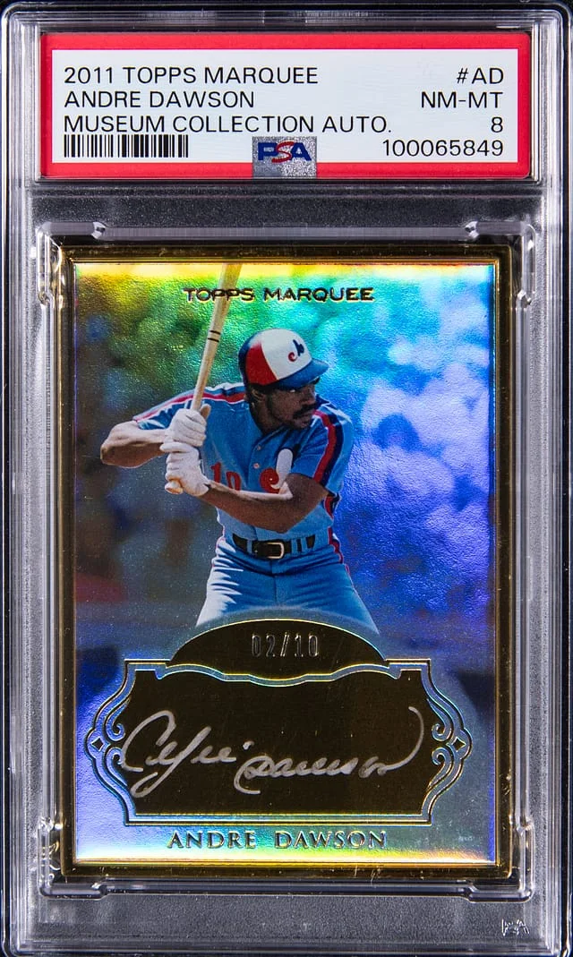 2011 Topps Andre Dawson Marquee Museum Collection Autograph #MCA-AD card image