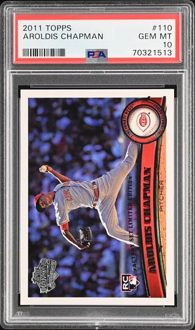 2011 Topps Aroldis Chapman #110 card image
