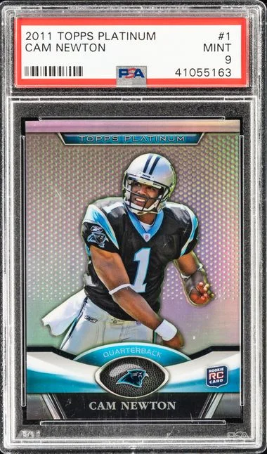2011 Topps Cam Newton Platinum #1 card image