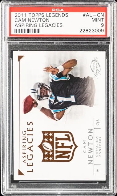 2011 Topps Cam Newton Legends Aspiring Legacies #Al-CN card image