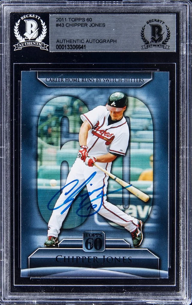 2011 Topps Chipper Jones 60 #T60-43 card image