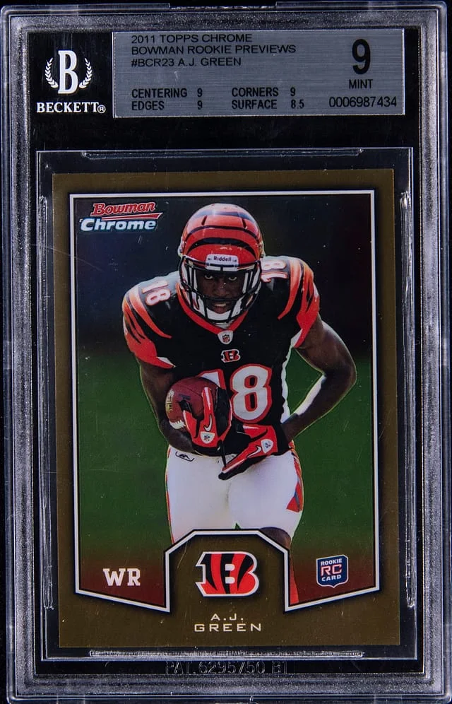 2011 Topps Chrome AJ Bowman Previews #BCR-23 card image