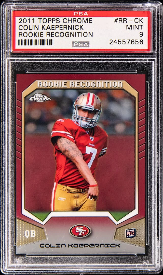 2011 Topps Chrome Colin Kaepernick Recognition #RR-CK card image