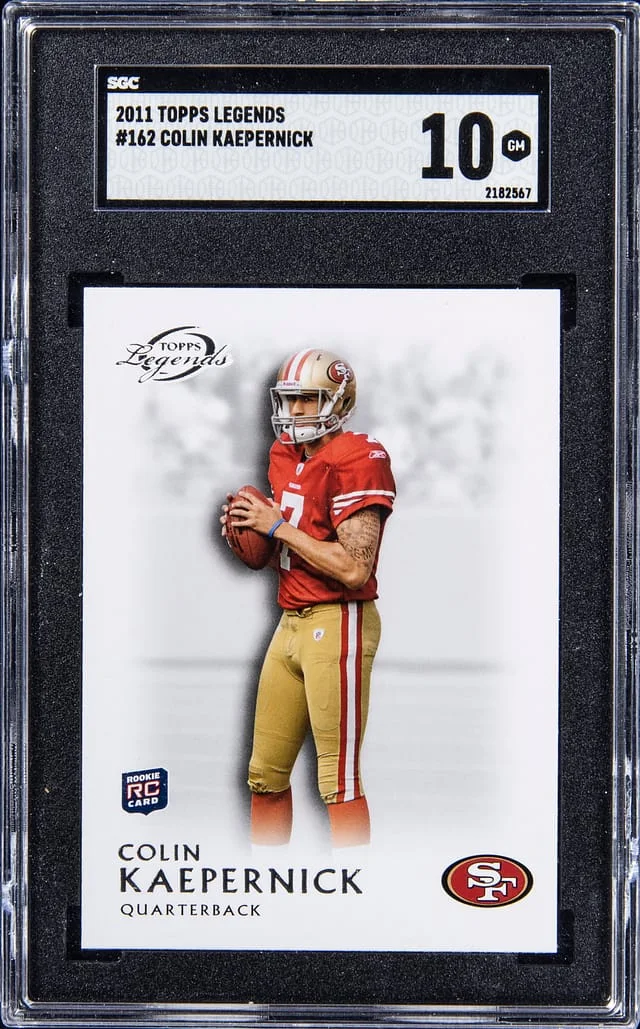 2011 Topps Colin Kaepernick Legends #162 card image