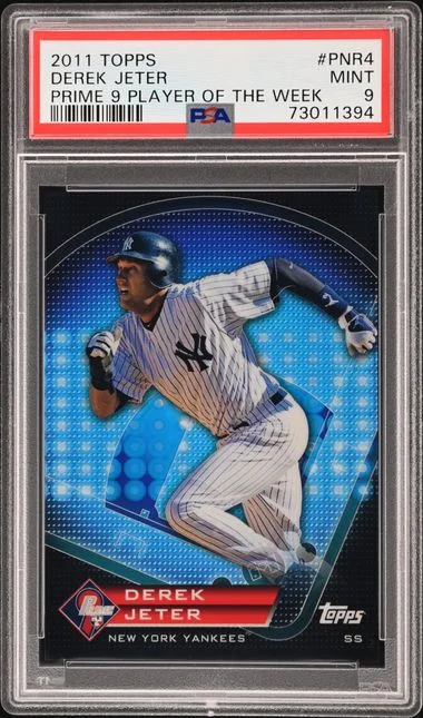 2011 Topps Derek Jeter Prime 9 Player Of The Week #PNR4 card image