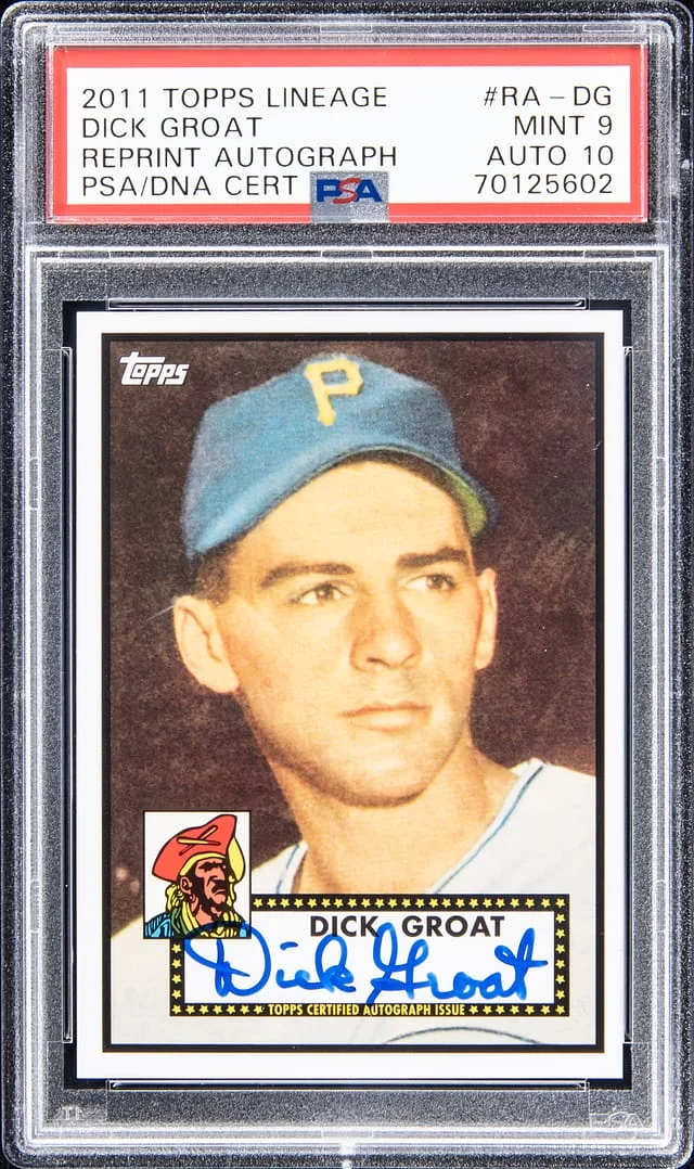 2011 Topps Dick Groat Lineage Reprint - Autograph #RA-DG card image