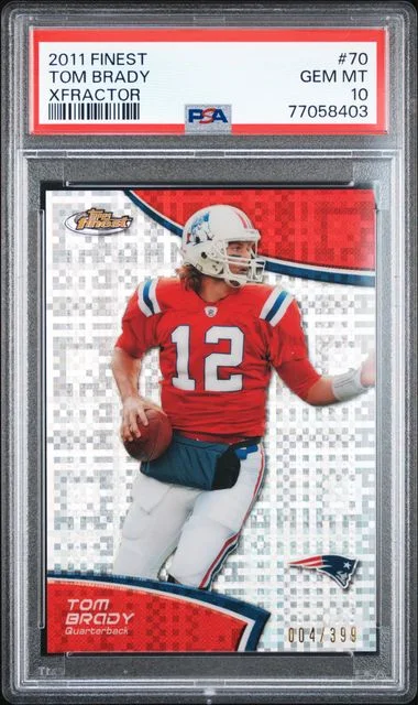 2011 Topps Finest Tom Brady #70 card image