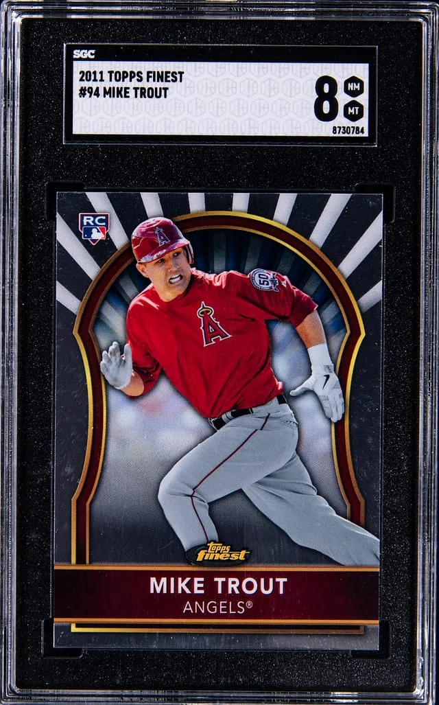 2011 Topps Finest#94 Mike Trout #no-number card image