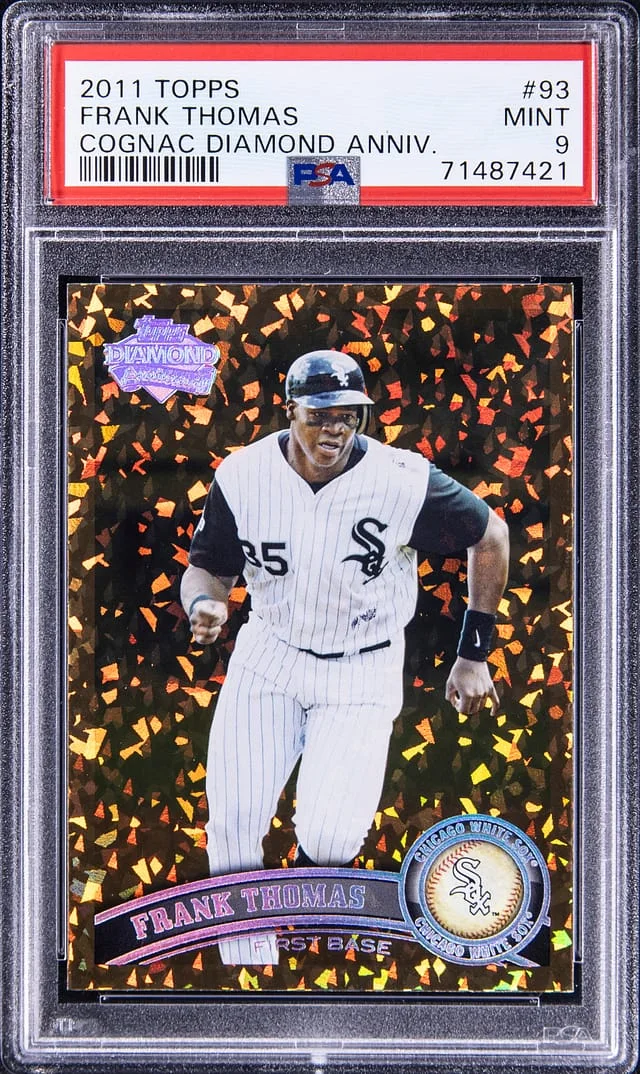 2011 Topps Frank Thomas Cognac Diamond Anniversary #93 card image