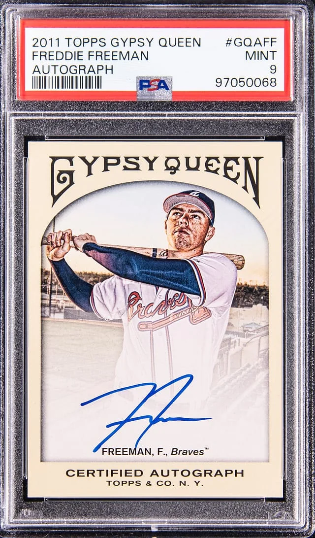 2011 Topps Gypsy Queen Freddie Freeman Autograph #GQA-FF card image