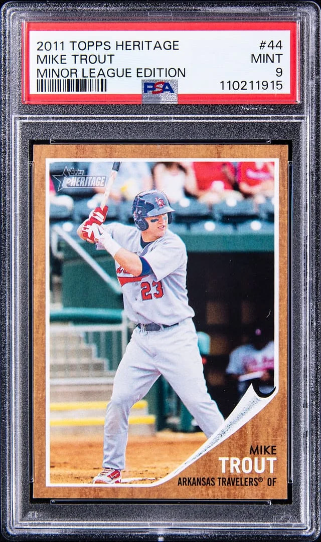 2011 Topps Heritage Minor League Mike Trout Edition #44 card image