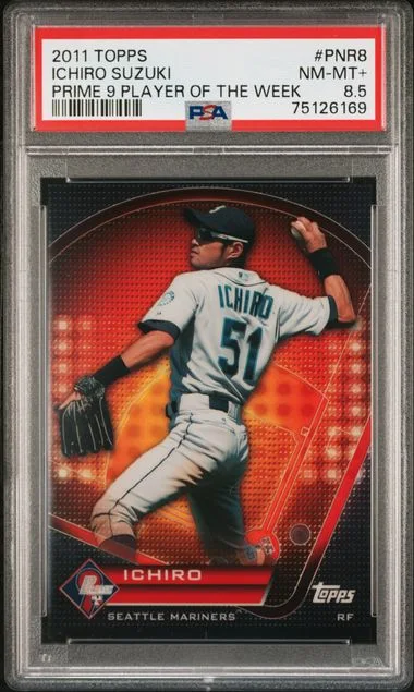 2011 Topps Ichiro Suzuki Prime 9 Player Of The Week #PNR8 card image