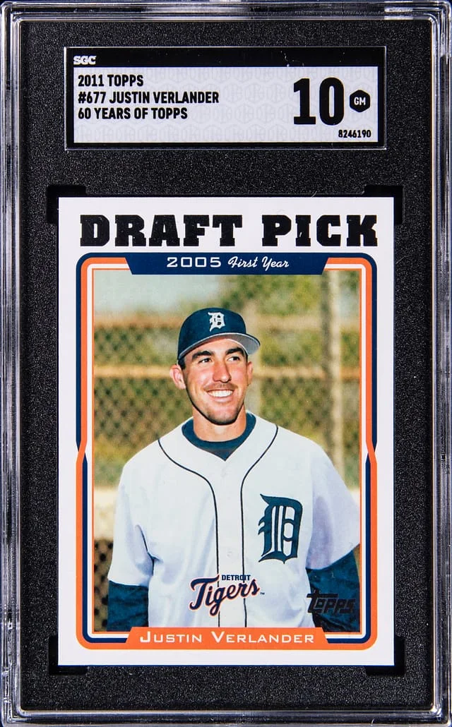 2011 Topps Justin Verlander 60 Years of Topps #477 card image