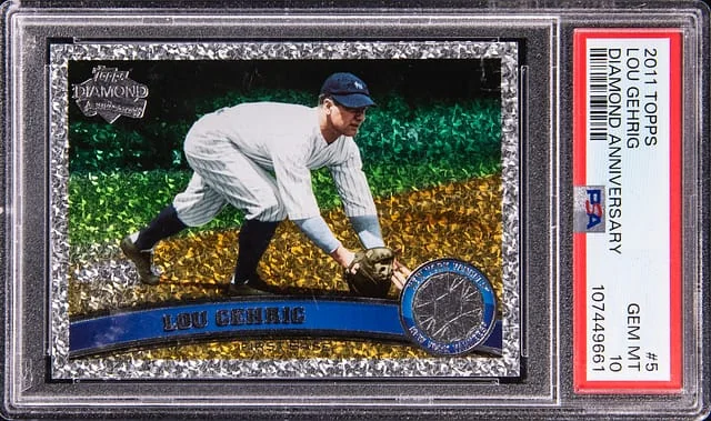 2011 Topps Lou Gehrig Diamond Anniversary #5 card image