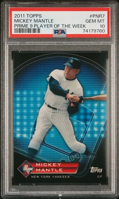 2011 Topps Mickey Mantle Prime 9 Player Of The Week #PNR7 card image
