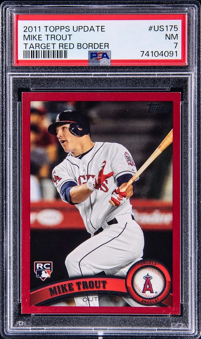2011 Topps Mike Trout Target Red Border #US175 card image