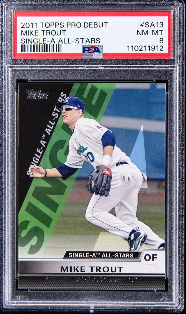 2011 Topps Pro Debut Mike Trout Single-A All-Stars #SA13 card image