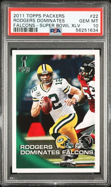 2011 Topps Rodgers Dominates Falcons Packers Super Bowl XLV #22 card image