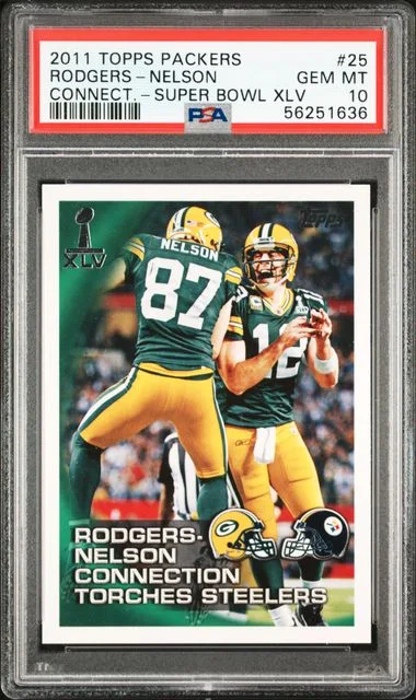 2011 Topps Rodgers-Nelson Connection Packers Super Bowl XLV #25 card image