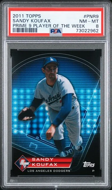 2011 Topps Sandy Koufax Prime 9 Player Of The Week #PNR9 card image