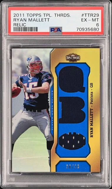 2011 Topps Triple Threads Ryan Mallett Relic #Ttr29 card image