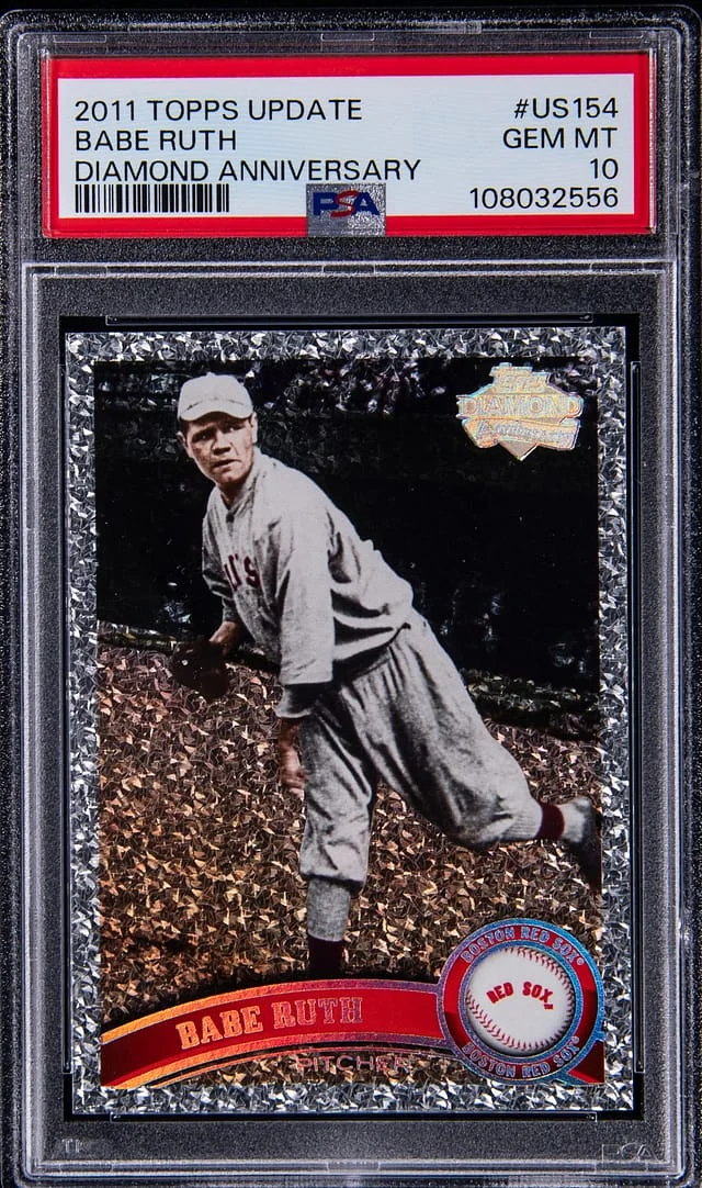 2011 Topps Update Babe Ruth Diamond Anniversary #US154 card image