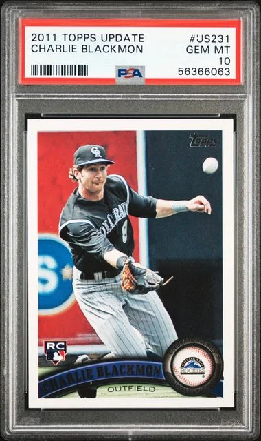 2011 Topps Update Charlie Blackmon #US231 card image