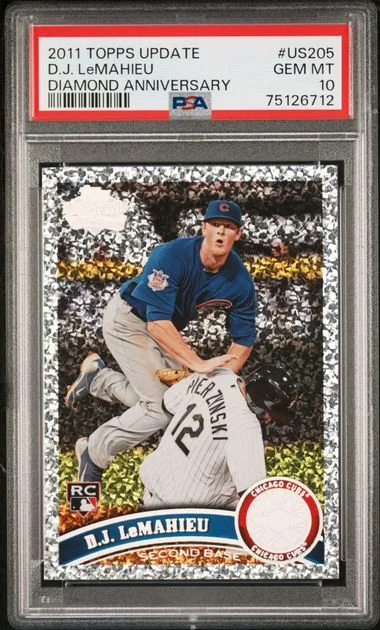2011 Topps Update D.J. LeMahieu Diamond Anniversary #US205 card image