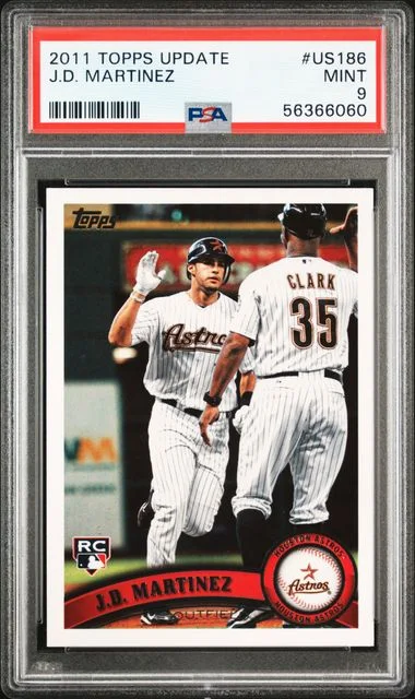 2011 Topps Update J.D. Martinez #US186 card image