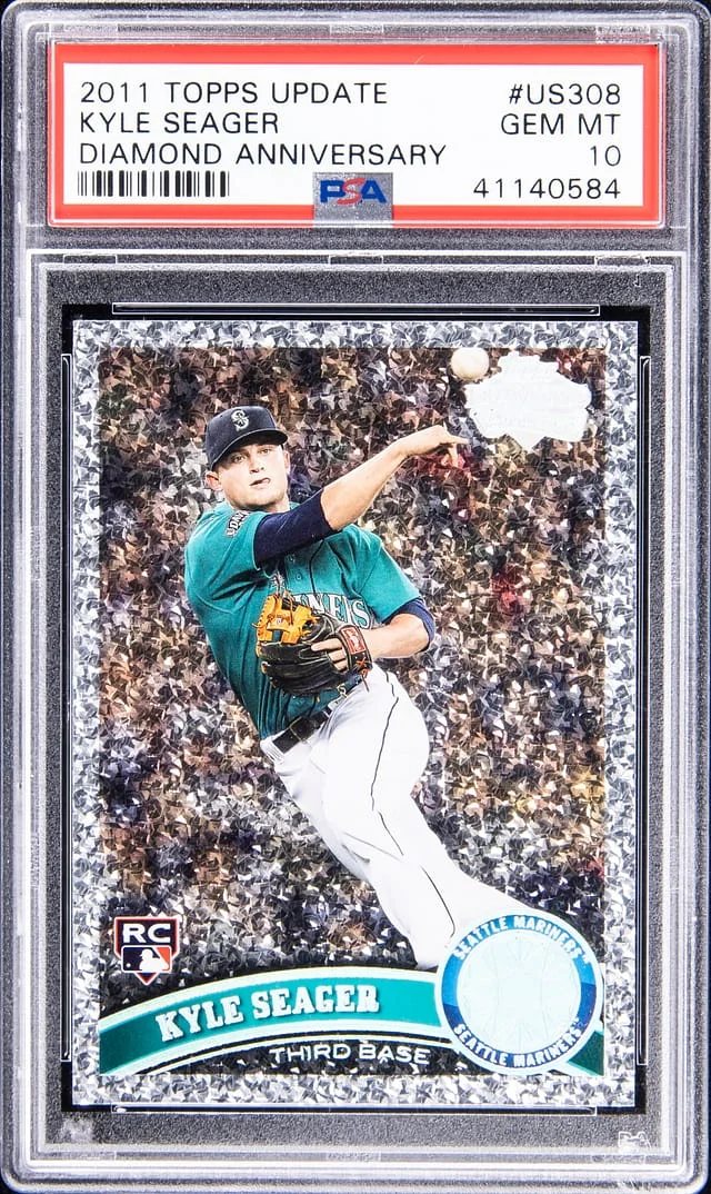 2011 Topps Update Kyle Seager Diamond Anniversary #US308 card image