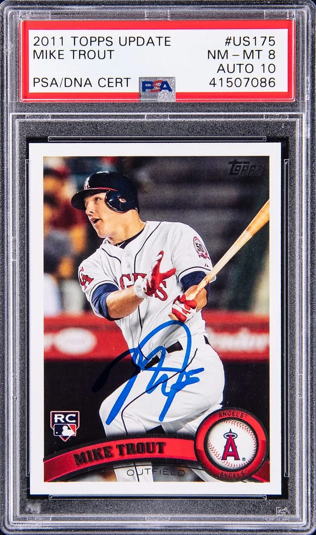 2011 Topps Update Mike Trout #US-175 card image