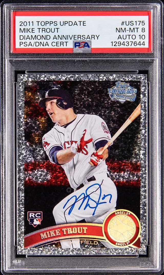 2011 Topps Update Mike Trout Diamond Anniversary #US175 card image