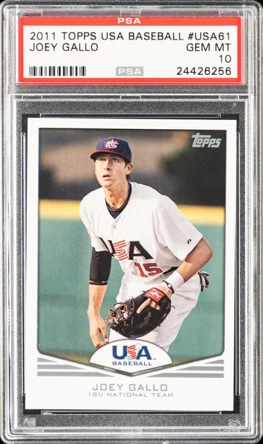 2011 Topps USA Baseball Joey Gallo #USA61 card image
