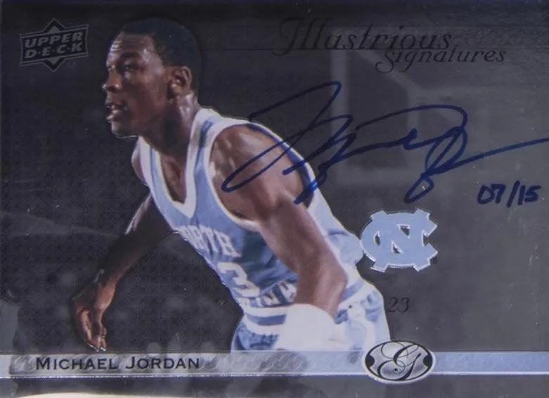 2011 Upper Deck All-Time Greats Michael Jordan Illustrious Signatures #IS-MJ9 card image