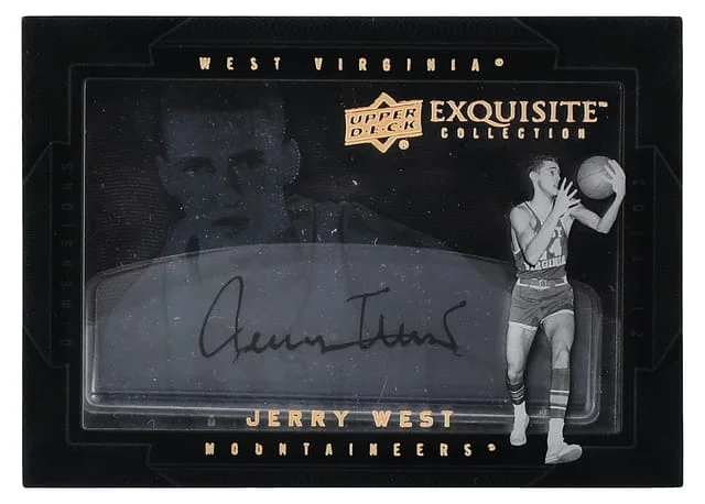 2011 Upper Deck Exquisite Collection Jerry West Dimensions #D-WE card image