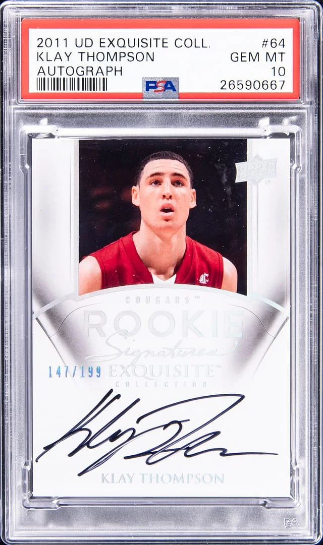 2011 Upper Deck Exquisite Collection Klay Thompson #64 card image