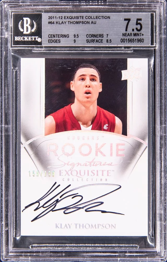 2011 Upper Deck Klay Thompson Signatures Exquisite Collection #64 card image