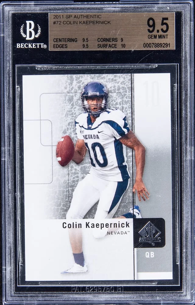 2011 Upper Deck SP Authentic Colin Kaepernick #72 card image