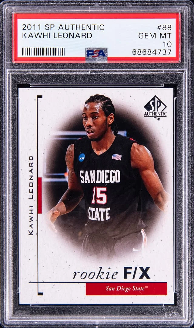 2011 Upper Deck SP Authentic Kawhi Leonard #88 card image