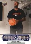 2011 Upper Deck World of Sports Lebron James #321 card image