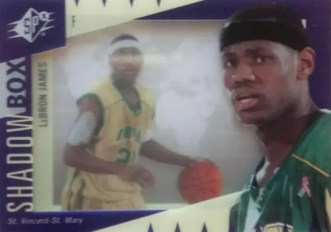 2011 Upper Deck World of Sports Lebron James Shadow Box #SB-LJ card image