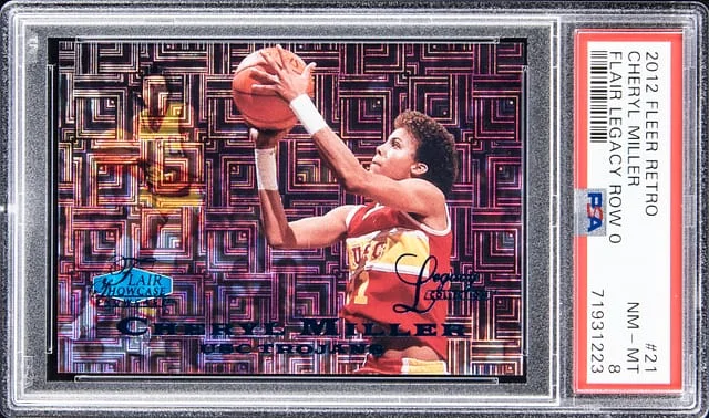2012-13 Fleer Retro Cheryl Miller Flair Legacy Row 0 #21 card image