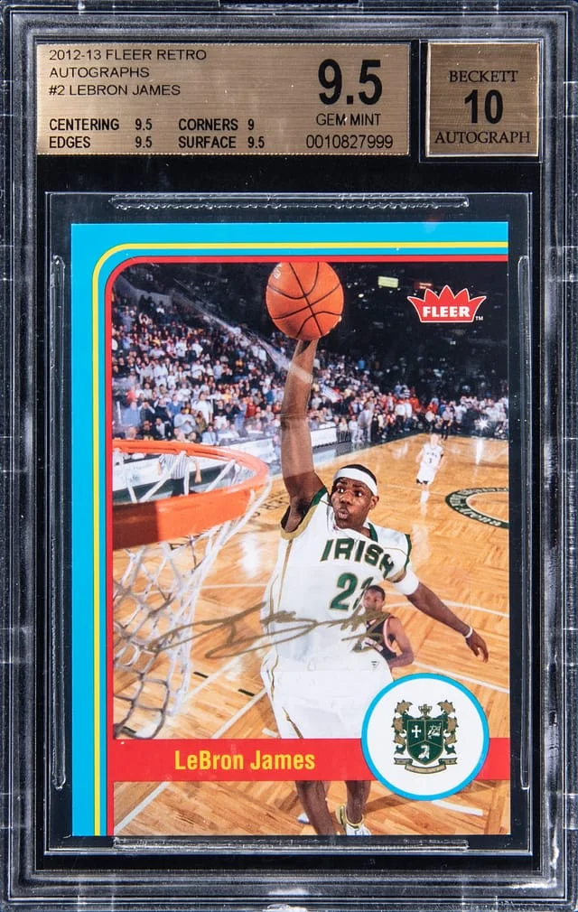 2012-13 Fleer Retro LeBron James #2 card image