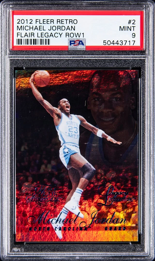 2012-13 Fleer Retro Michael Jordan Flair Legacy Row 1 #2 card image