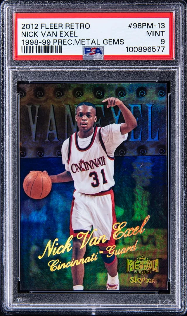 2012-13 Fleer Retro Nick Van Exel 98-99 Precious Metal Gems (PMG) #98PM-13 card image